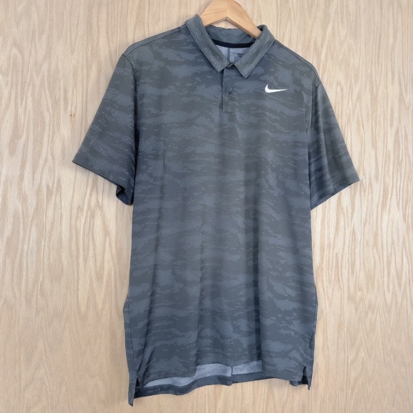 Nike Golf Dri-Fit Waves Jacquard Polo Shirt - Picture 5 of 10
